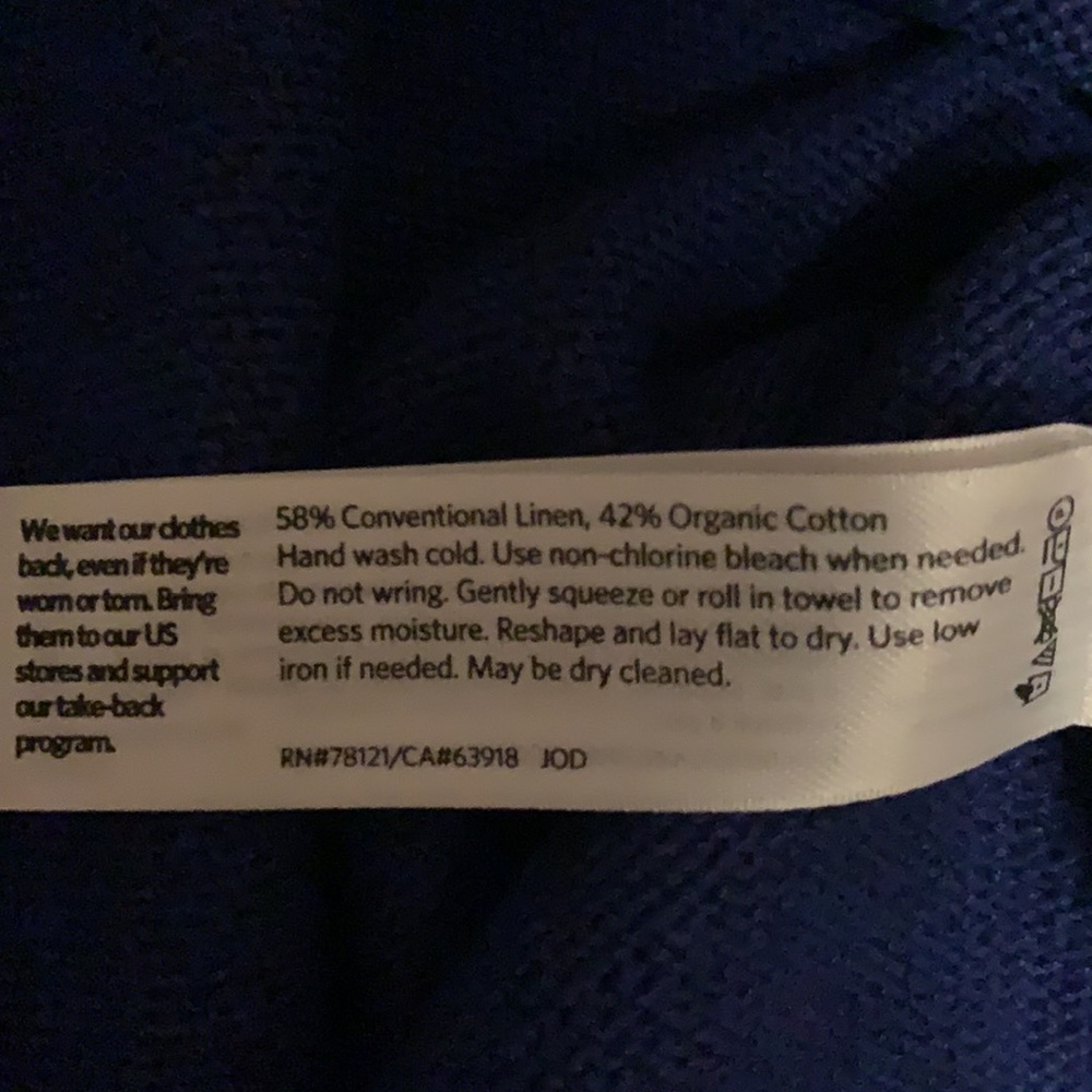 Eileen Fisher Mock Neck Tunic in Royal - Picture 12 of 14